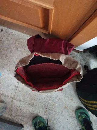 Mochila Herschel Beige y Roja