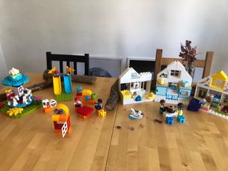 Lotti Lego Duplo Fiera 10841 e Casa 10929