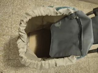 Carro de la compra con bolsa