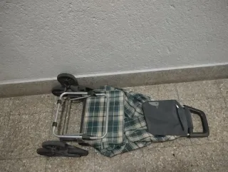 Carro de la compra con bolsa