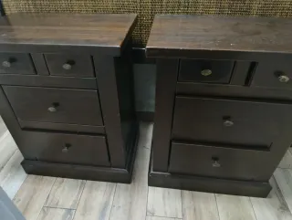 Cabecero 1.50 e 2 comodini in legno