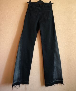 Pantalón Bershka negro/gris