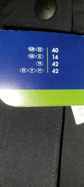 Pantalón trekking señora negro Crivit.