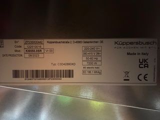 Placa de inducción Kuppersbusch