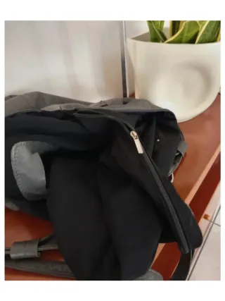 Borsa Artigianale Vera Pelle Grigia