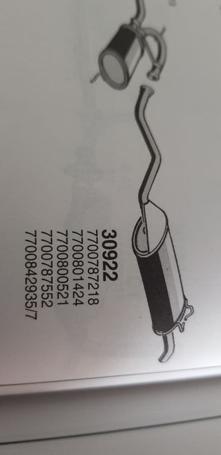 SILENCIOSO R-19  TRASERO ALUMINIZADO 30922A