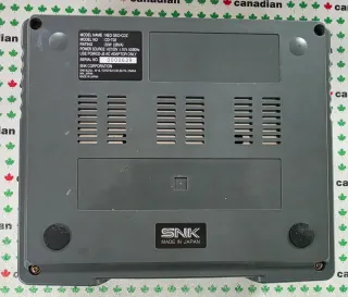 Consola SNK Neo-Geo CDZ Gris