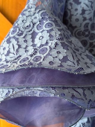 Vestido de Gitana Azul con Volantes