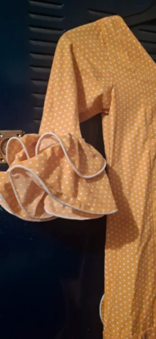 Traje de flamenca niña amarillo talla 6 y 10