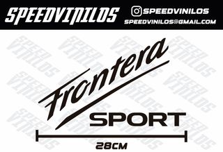 Pegatina Frontera sport