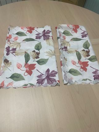 Centro de mesa y mantel mesa pequeña