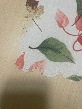 Centro de mesa y mantel mesa pequeña