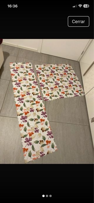 Centro de mesa y mantel mesa pequeña