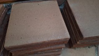 Lote 54 baldosas terracota para exterior 20x20 cm