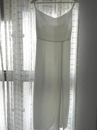 Vestido Largo Blanco Estilo Ibicenco