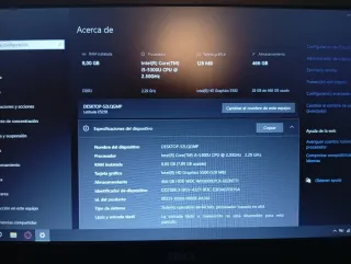 Portátil Dell Latitude E5250