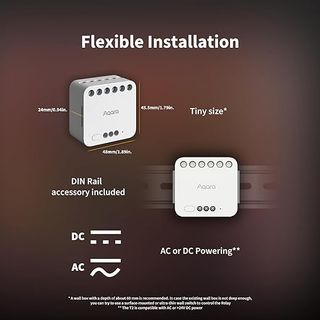 Aqara Módulo Relé Doble T2 con Matter - PRECINTADO