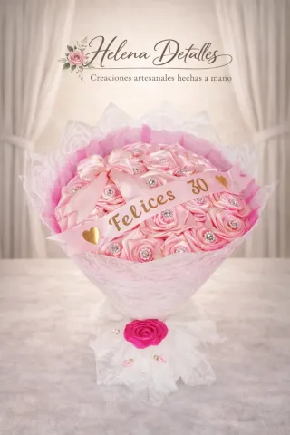 Oportunidad, ramo 30 rosas eternas