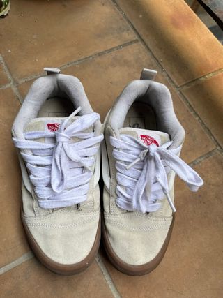 Zapatillas Vans Beige/Marrón Talla 37
