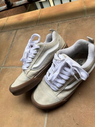 Zapatillas Vans Beige/Marrón Talla 37