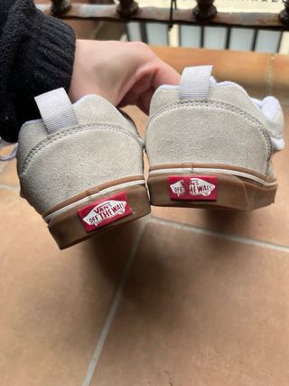 Zapatillas Vans Beige/Marrón Talla 37