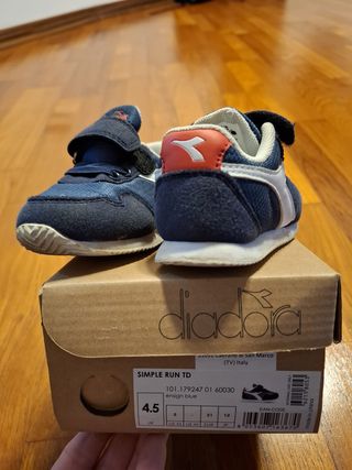Scarpe bimbo Diadora blu taglia 21