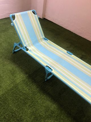 Tumbona plegable El Corte Inglés playa/piscina