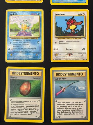 Lotto 20 Carte Pokémon Vintage ITA 1999-2001