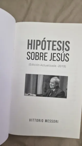 Hipótesis sobre Jesús - Vittorio messori