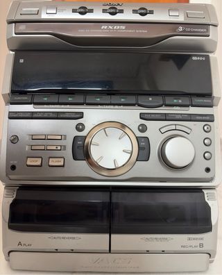 Minicadena Sony MHC-RXD5 Plata