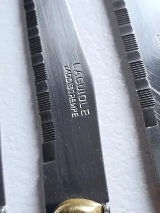 Set 4 Coltelli Laguiole Oro/Verde