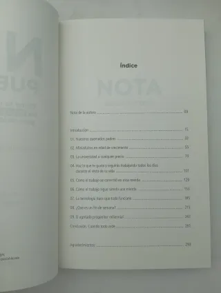 Libro No puedo Más Millenials  generación quemada