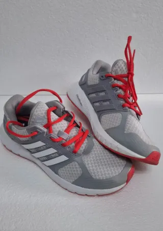 Zapatillas Adidas Running Gris y Rojo