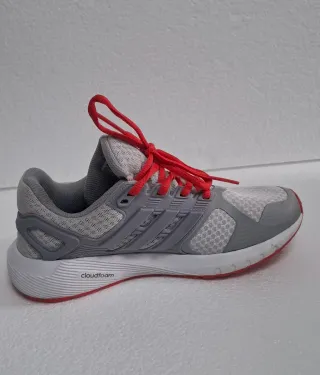 Zapatillas Adidas Running Gris y Rojo