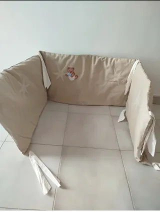 Protector y funda cuna bebé Fuli&C