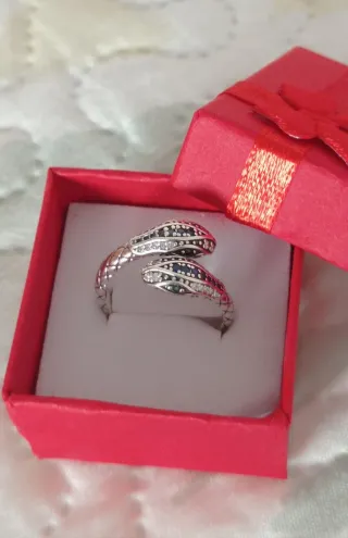 Anillo serpiente dos cabezas.