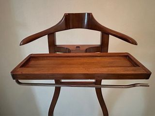 Galán de noche vintage madera y metal