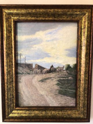 Marco Pan de Oro Envejecido 70x55