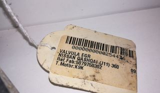 Nissan 254436 5079750302 válvula egr qashqai 1.5