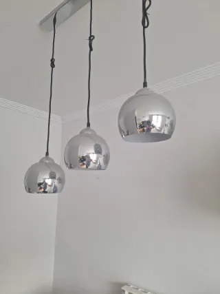 Lámpara de techo 3 focos regulables