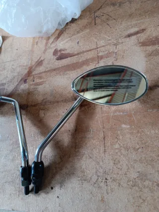 Espejos Vespa PX 125/150/200 Plata