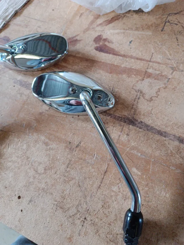 Espejos Vespa PX 125/150/200 Plata