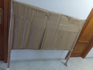 Cabecero forja corazón blanco 135cm Nuevo