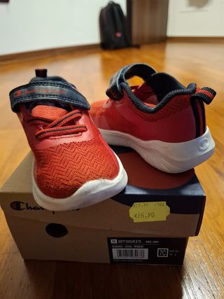 Scarpe da bambino Champion rosse taglia 24