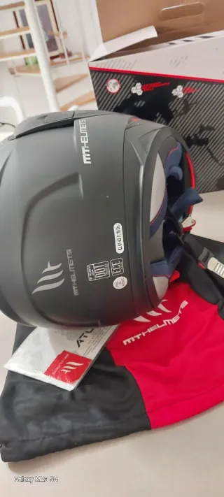 Casco MT Helmets ATOM SV Negro