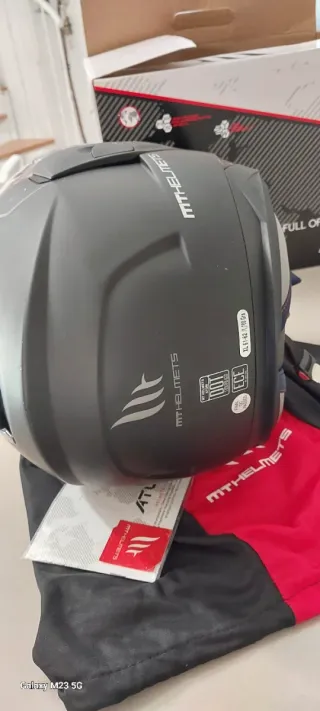 Casco MT Helmets ATOM SV Negro