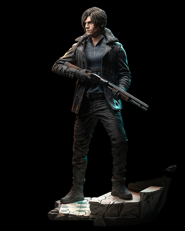 Diorama Leon y Grace - Resident Evil Requiem
