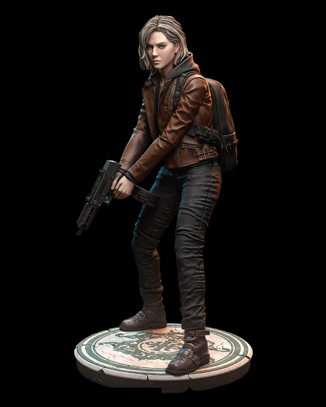 Diorama Leon y Grace - Resident Evil Requiem