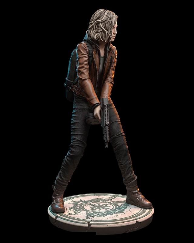 Diorama Leon y Grace - Resident Evil Requiem