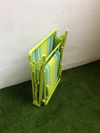 Tumbona plegable El Corte Inglés playa/piscina